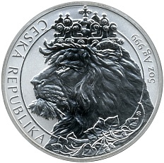 10 долларов 2021 года Ниуэ «Чешский лев» — Фото №1