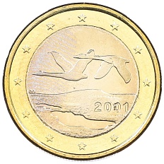 1 евро 2001 года Финляндия — Фото №1