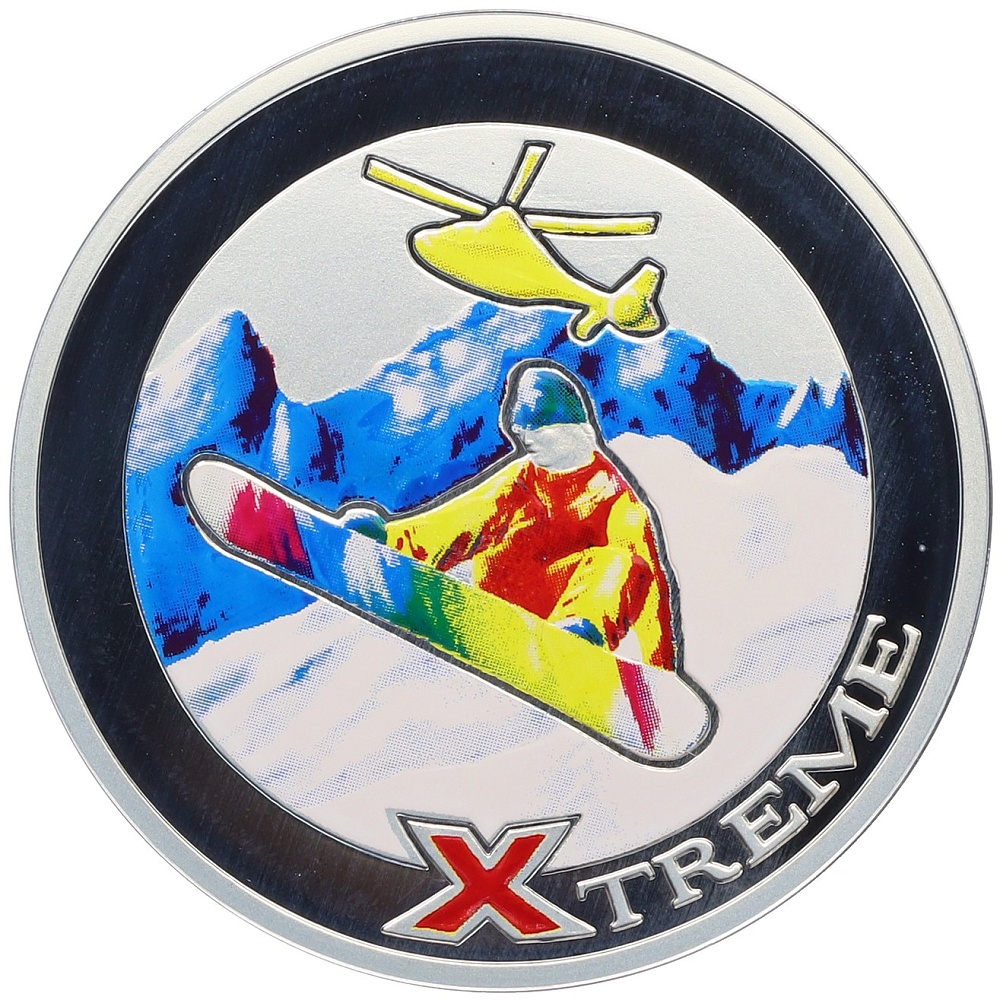 10 динеров 2007 года Андорра «Экстрим — Сноубординг» — Фото №1