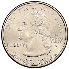1/4 доллара (25 центов) 2001 года P США «Штаты и территории — Вермонт» — Фото №2