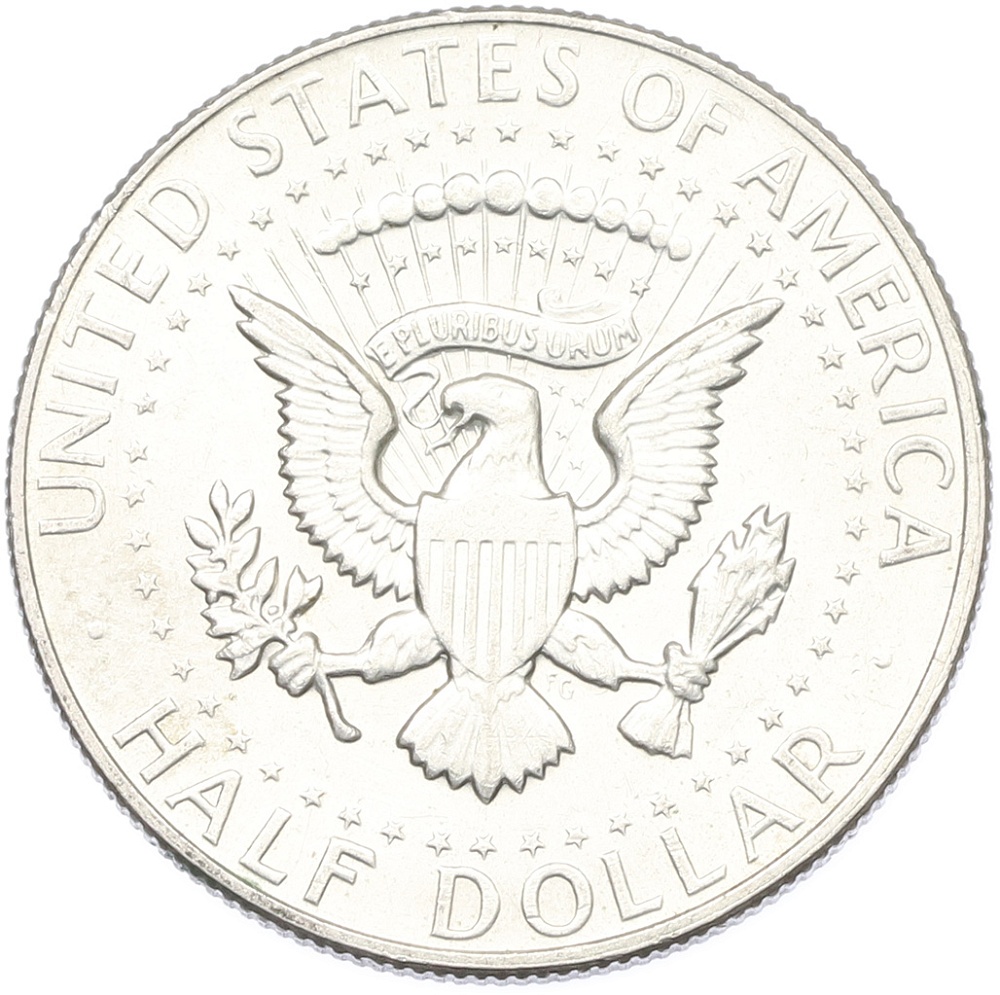 1/2 доллара (50 центов) 1968 года D США — Фото №2