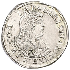 2/3 талера 1676 года Шварцбург-Зондерхаузен — Фото №1