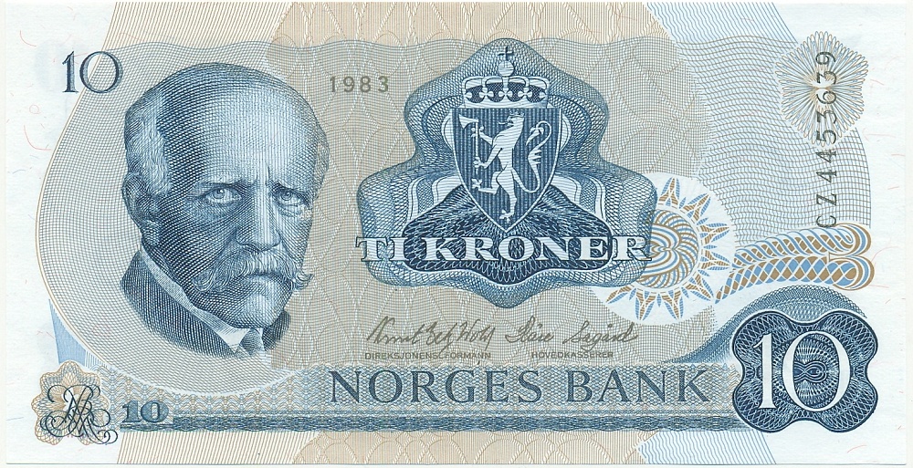 100 крон 1983 года Норвегия — Фото №1