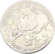 50 евро 2017 года Франция «Франция Жана-Поля Готье — Петух и курица» — Фото №1