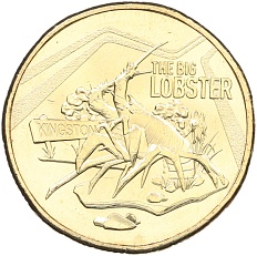 1 доллар 2023 года Австралия «Большие австралийские вещи – большой лобстер» — Фото №1