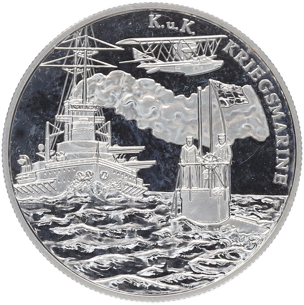 20 евро 2006 года Австрия «Австрийский флот — SMS Viribus Unitis» — Фото №1