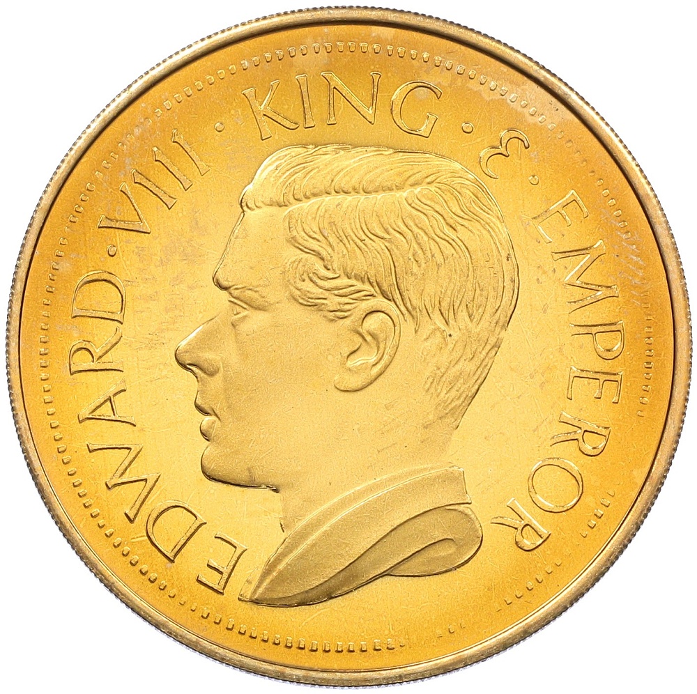 1 крона 1936 года Маврикий — Эдуард VIII (Unsusual) — Фото №2