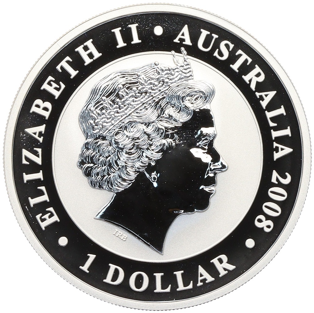 1 доллар 2008 года Австралия «Австралийская Коала» (Позолота) — Фото №2