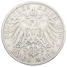 2 марки 1904 года Германия (Бавария) — Фото №2