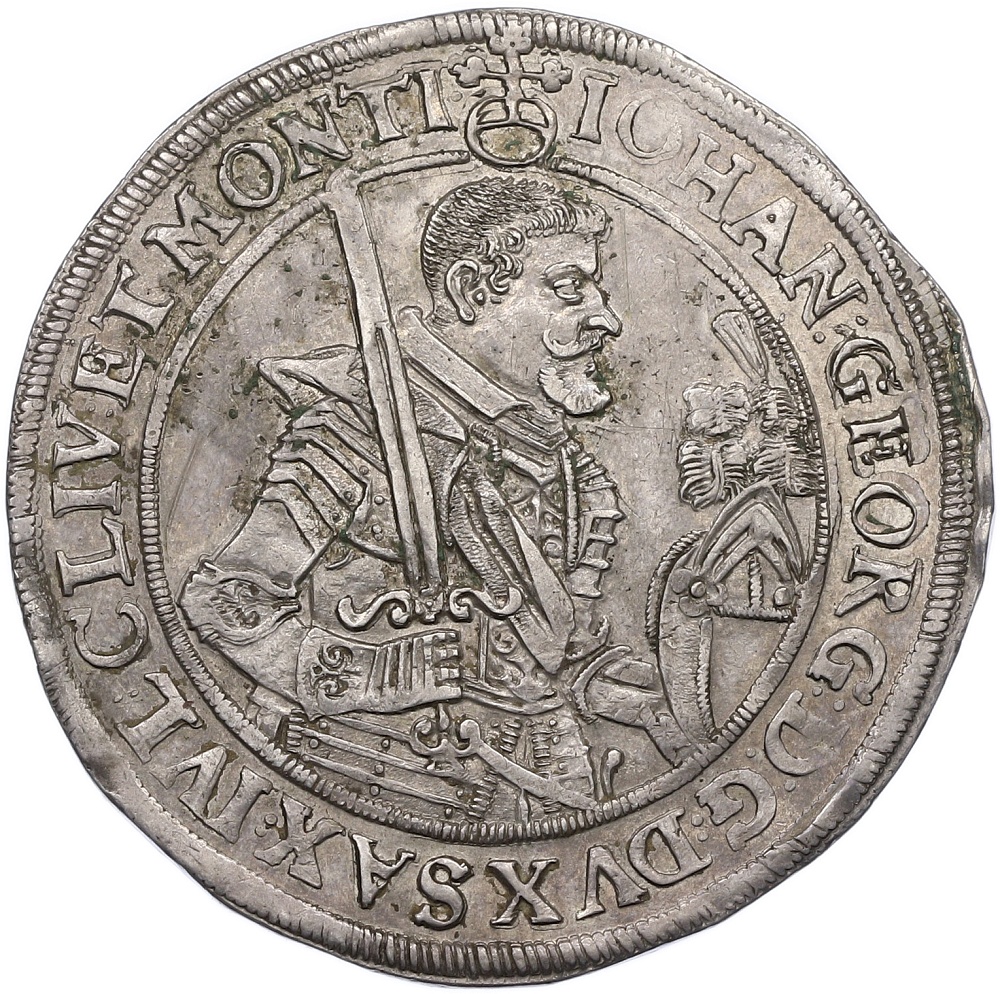1 талер 1627 года Саксония — Иоганн Георг I — Фото №1