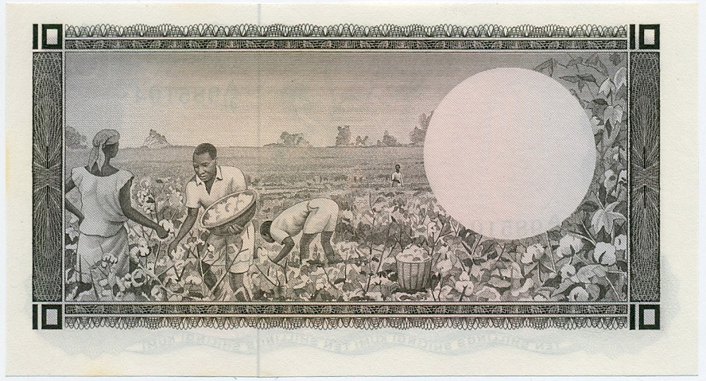 10 шиллингов 1966 года Уганда — Фото №2