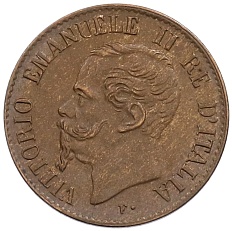 1 чентезимо 1867 года М Италия — Фото №2