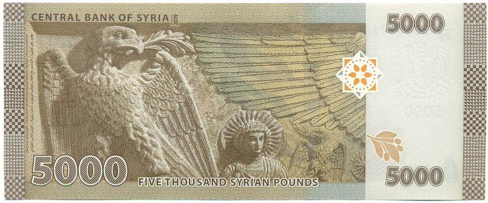 5000 фунтов 2019 года Сирия — Фото №2