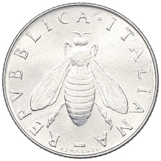 2 лиры 1959 года Италия — Фото №2