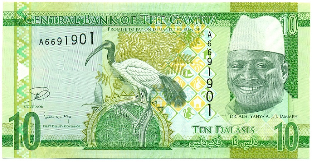 10 даласи 2015 года Гамбия — Фото №1