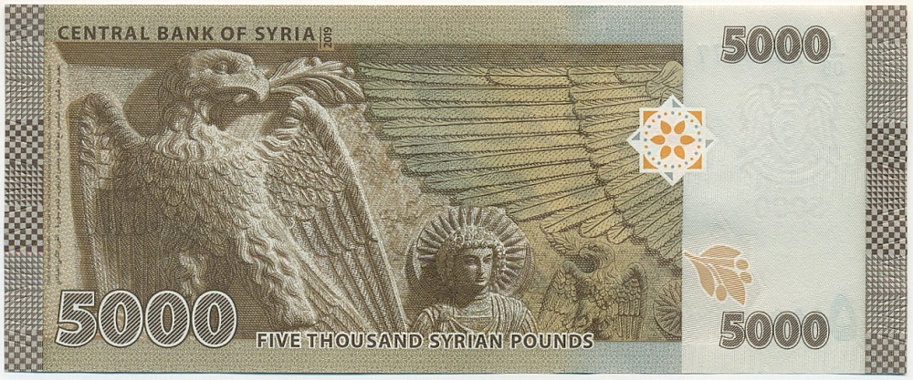5000 фунтов 2019 года Сирия — Фото №2