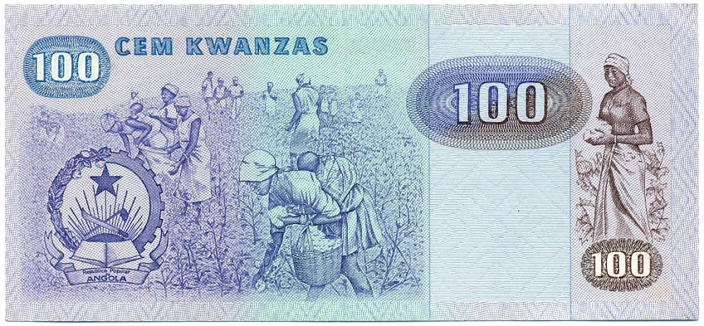 100 кванз 1984 года Ангола — Фото №2