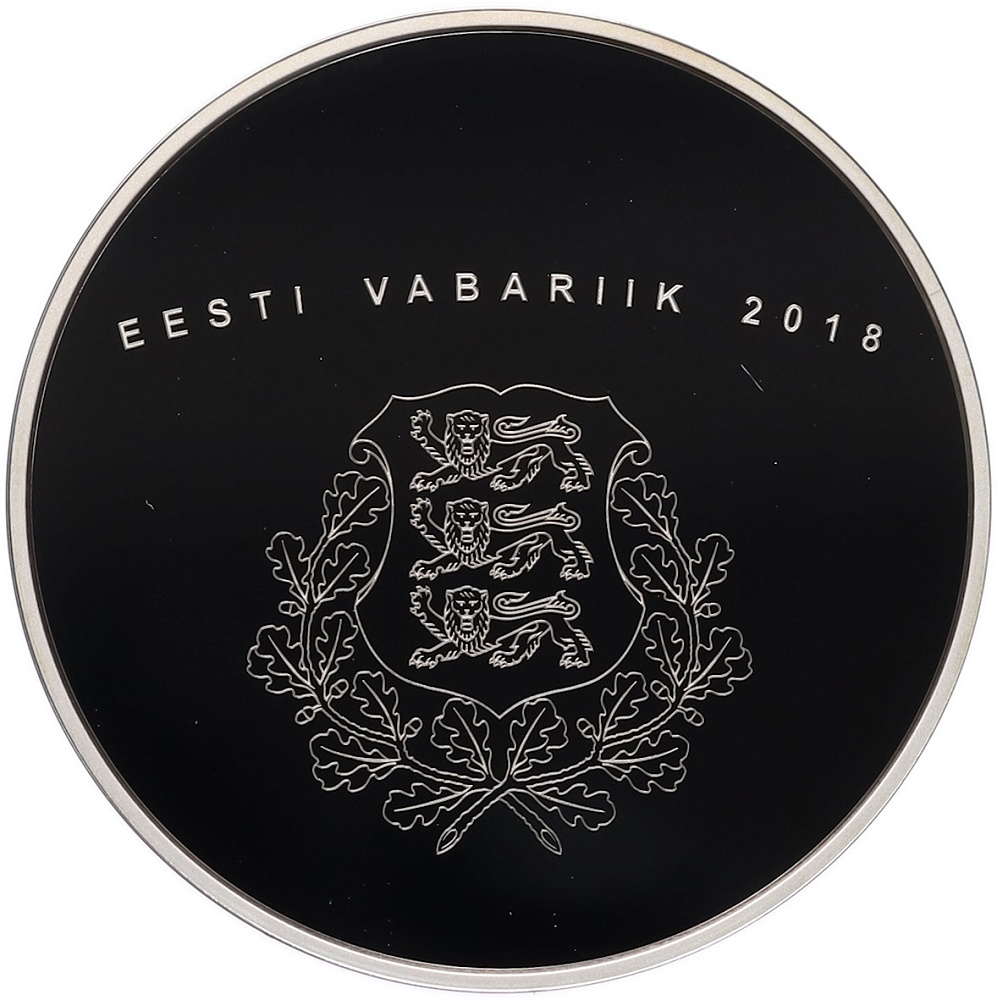 10 евро 2018 года Эстония «100 лет Эстонии» — Фото №2