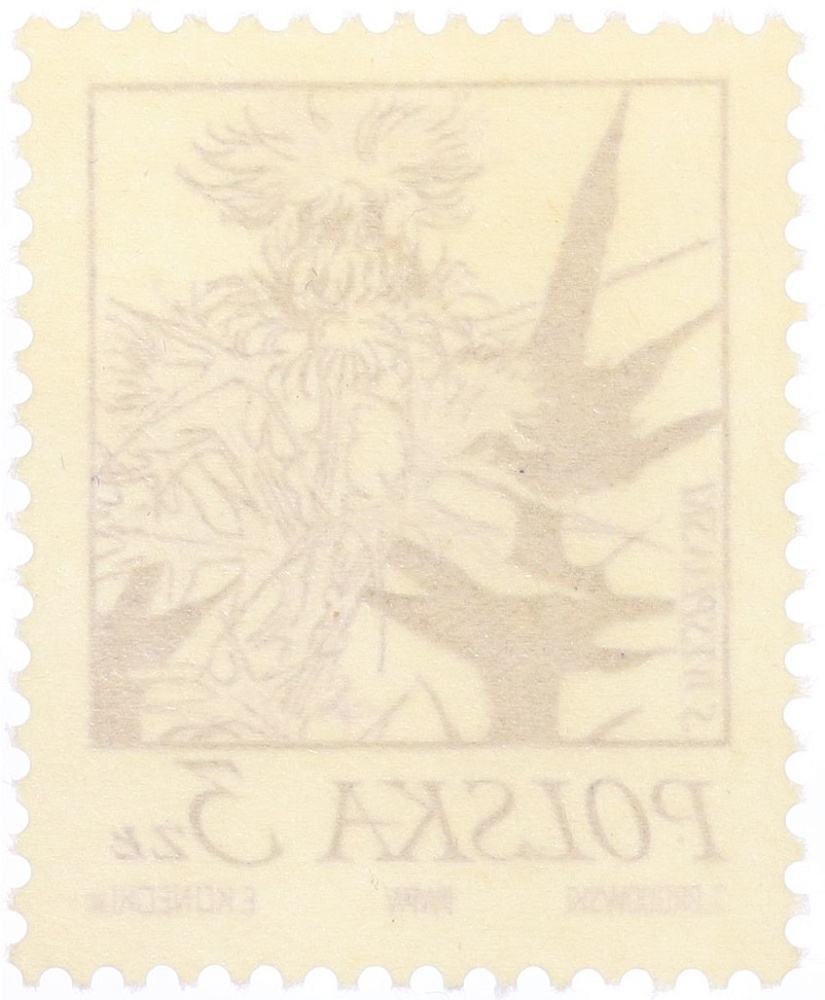 Почтовая марка 3 злотых 1974 года Польша — Фото №2