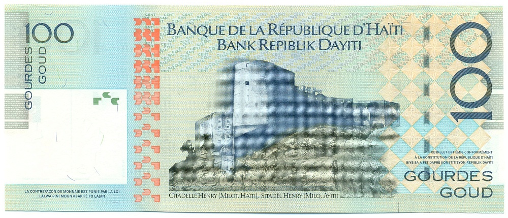 100 гурдов 2004 года Гаити — Фото №2