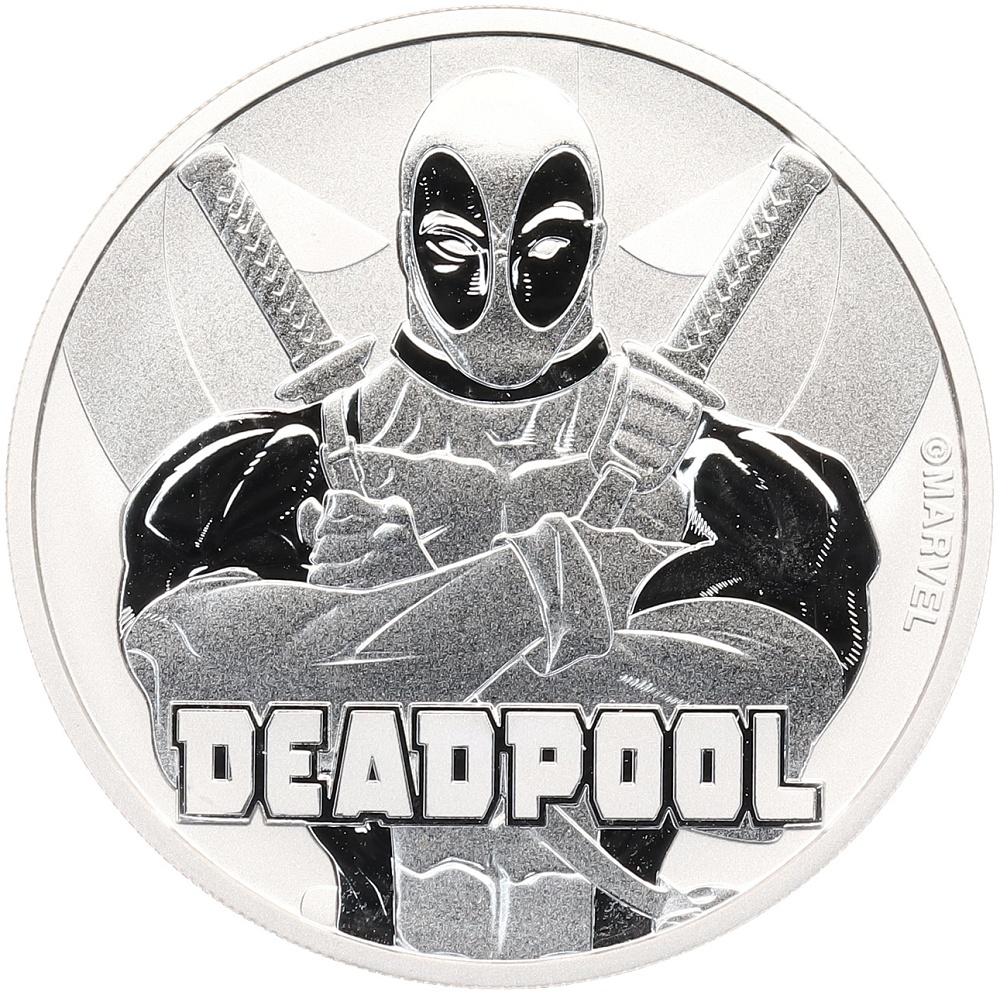 1 доллар 2018 года Тувалу «Комиксы Marvel — Дэдпул» — Фото №1
