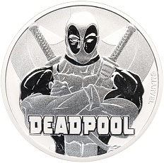 1 доллар 2018 года Тувалу «Комиксы Marvel — Дэдпул» — Фото №1