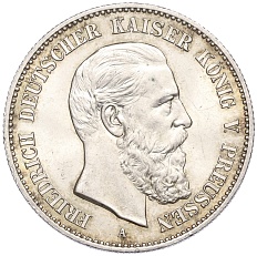 2 марки 1888 года А Германия (Пруссия) — Фото №1