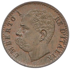 1 чентезимо 1900 года Италия — Фото №2