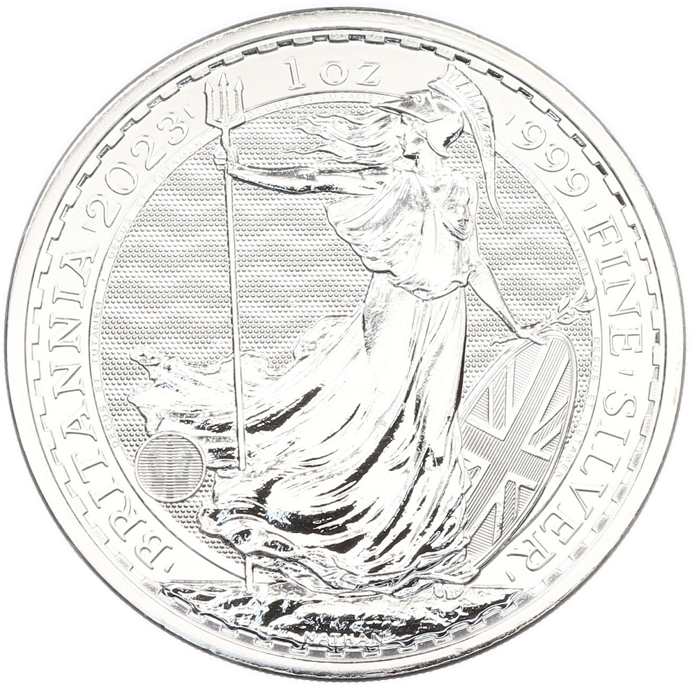 2 фунта 2023 года Великобритания «Британия» (Портрет Елизаветы II) — Фото №1