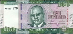 100 долларов 2022 года Либерия — Фото №1