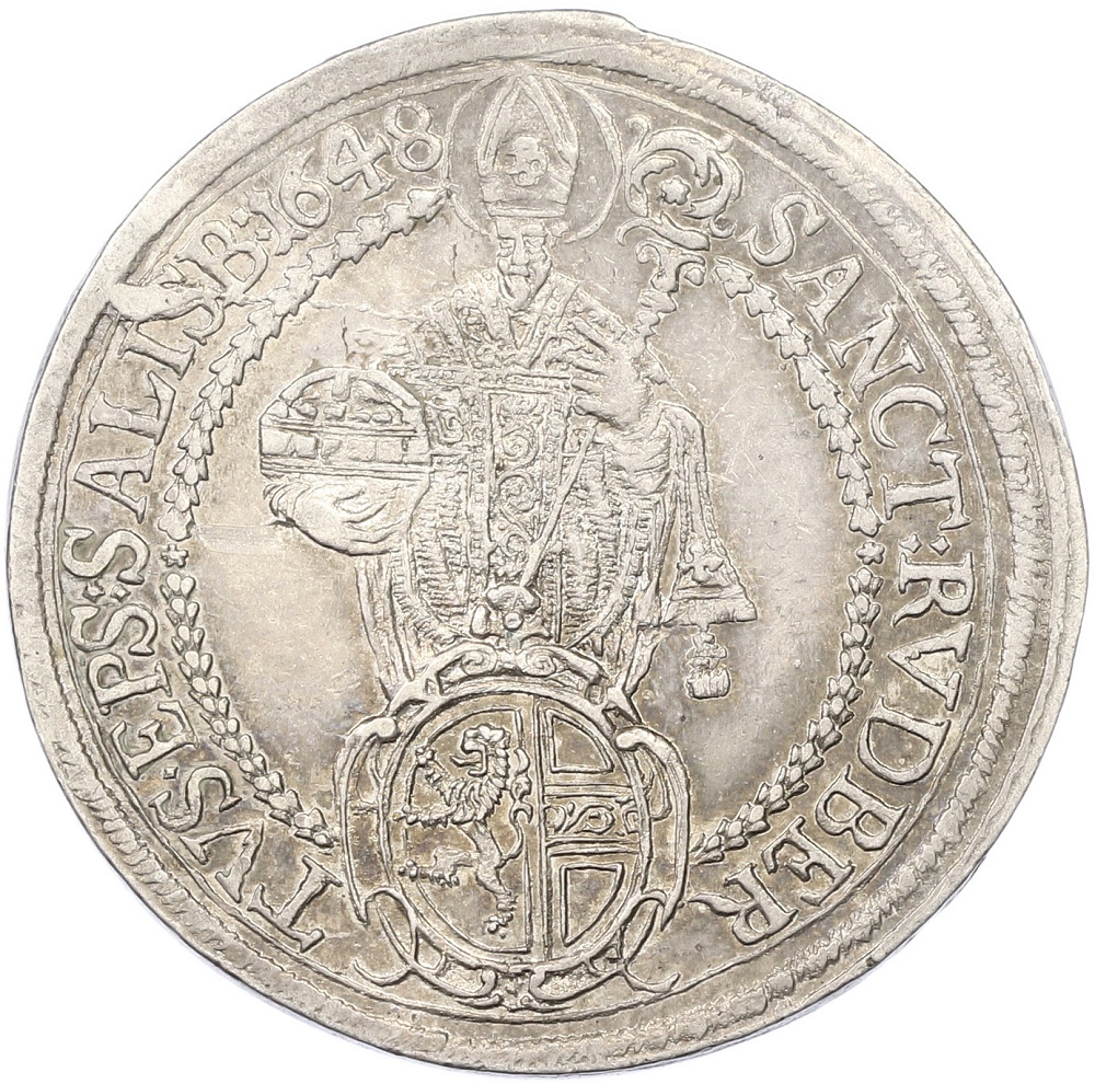 1 талер 1648 года Зальцбург — Фото №1