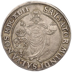 1/2 риксдалера 1642 года Швеция (Королева Кристина) — Фото №2