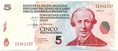 5 песо 2006 года Аргентина — Фото №1