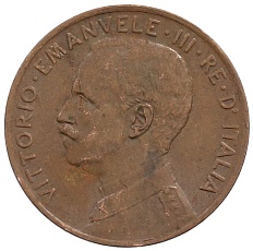 2 чентезимо 1917 года Италия — Фото №2