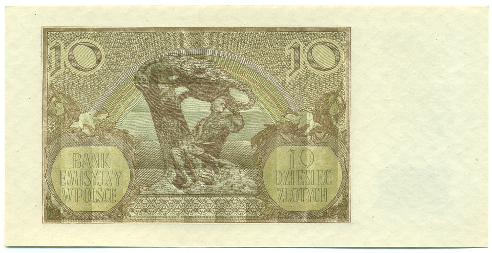10 злотых 1940 года Польша — Фото №2
