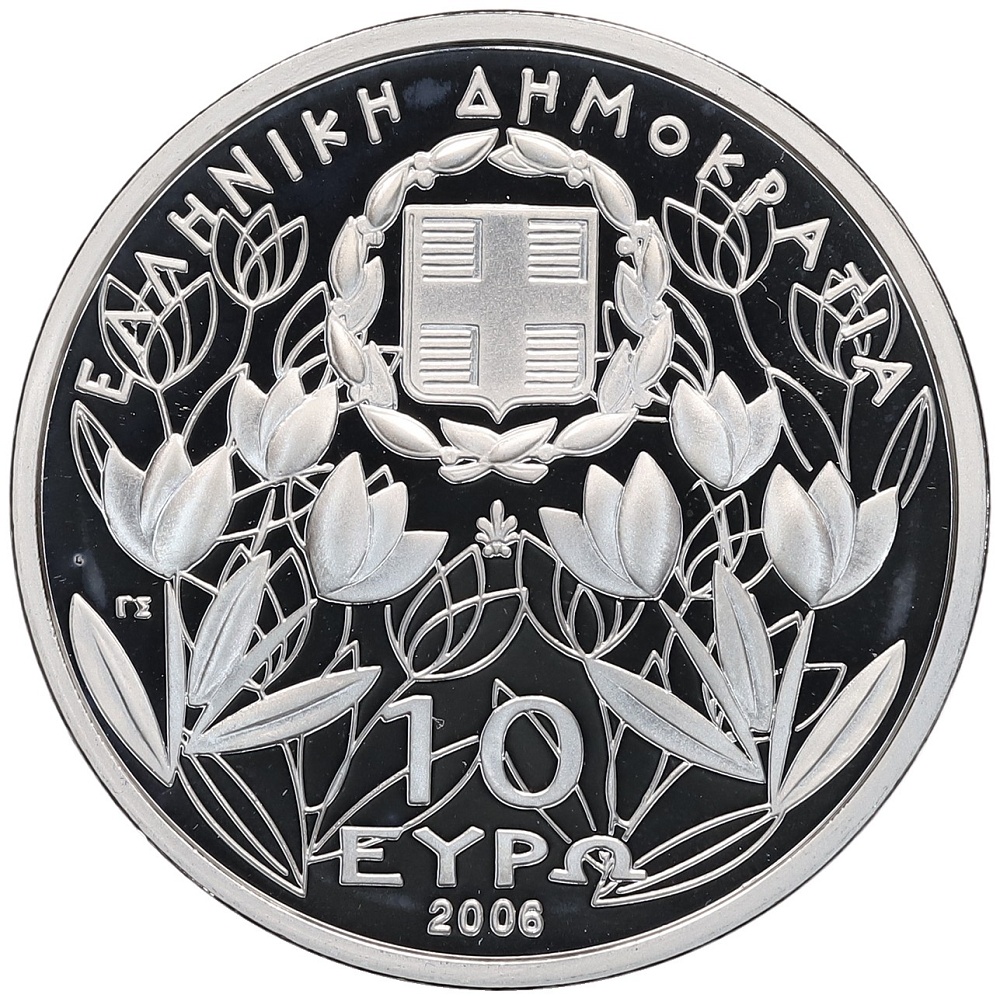 10 евро 2006 года Греция «Гора Олимп — Дион» — Фото №2