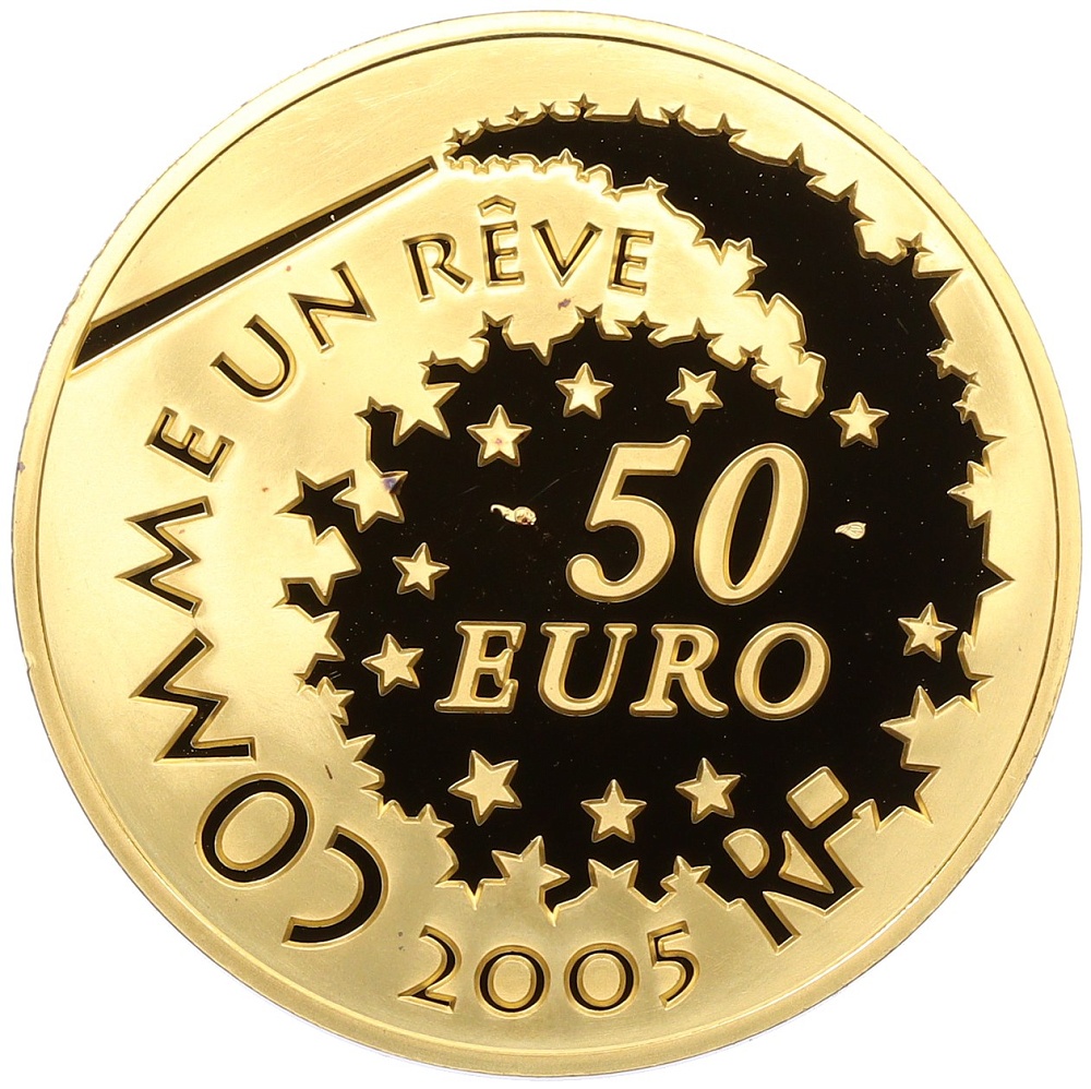 50 евро 2005 года Франция «Hello Kitty — Китти и Даниэль в Версале» — Фото №2