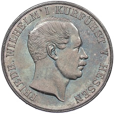2 талера 1854 года Гессен-Кассель — Фото №1