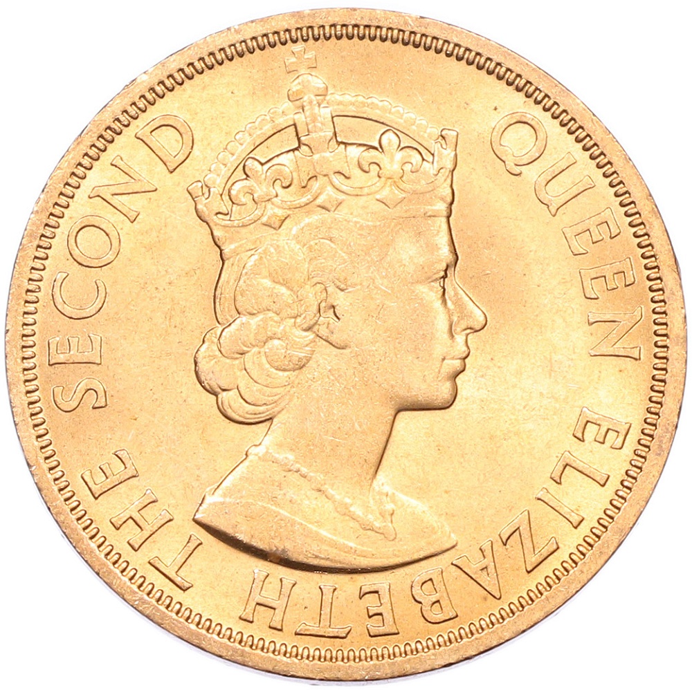 2 цента 1965 года Британские Восточные Карибы — Фото №2