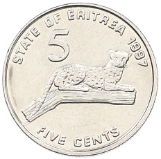 5 центов 1997 года Эритрея — Фото №1