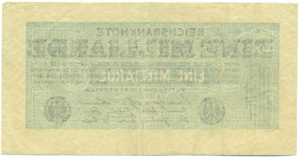 1 миллиард марок 1923 года Германия — Фото №2