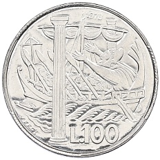 100 лир 1973 года Сан-Марино — Фото №1