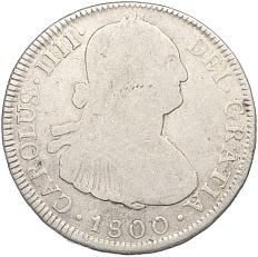 4 реала 1800 года Испанская Боливия — Фото №1