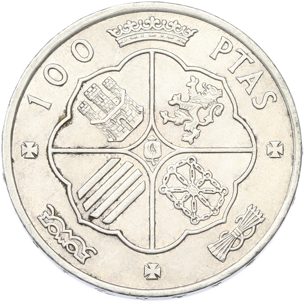 100 песет 1966 года Испания — Фото №2