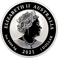 1 доллар 2021 года Австралия «Мифы и легенды — Дракон» — Фото №2
