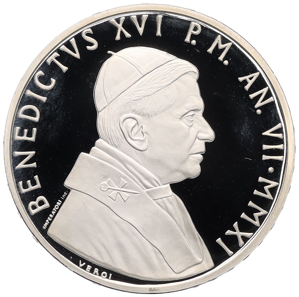 10 евро 2011 года Ватикан «60 лет рукоположению Бенедикта XVI» — Фото №2