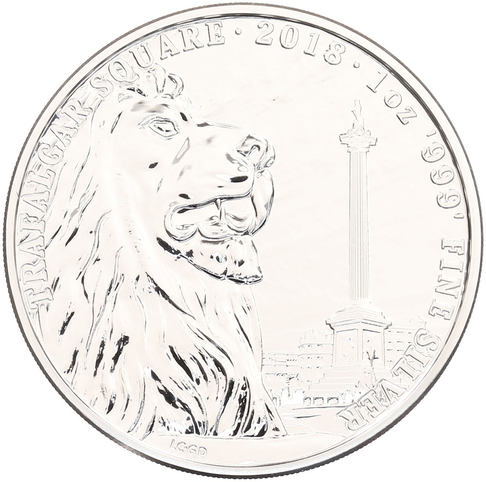 2 фунта 2018 года Великобритания «Достопримечательности Британии — Трафальгарская площадь» — Фото №1