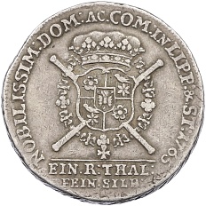 1 талер 1765 года Шаумбург-Липпе — Фото №2