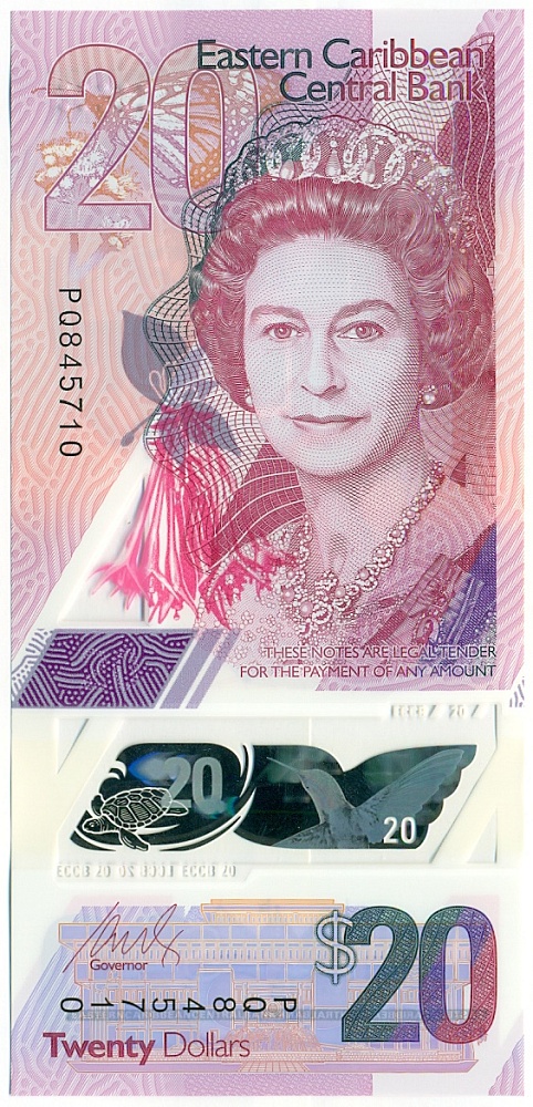 20 долларов 2019 года Восточные Карибы — Фото №1