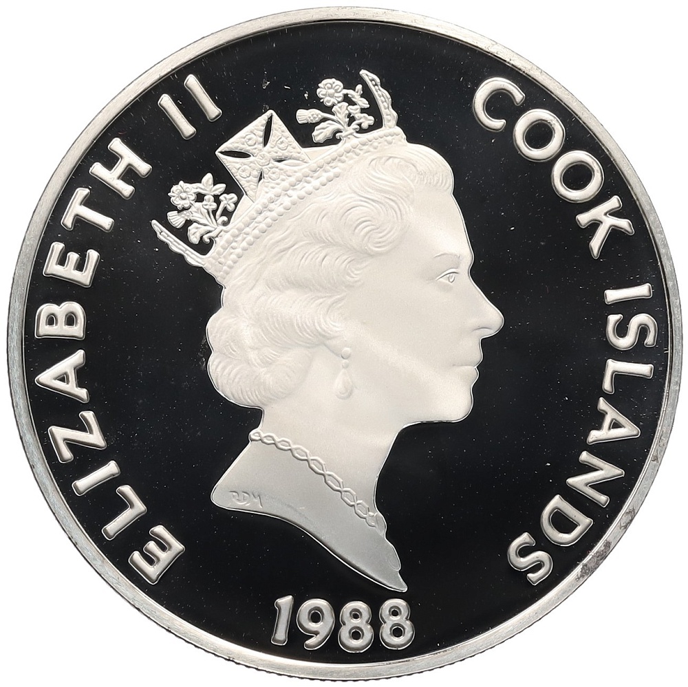 50 долларов 1988 года Острова Кука «Великие исследователи — Бартоломеу Диаш» — Фото №2